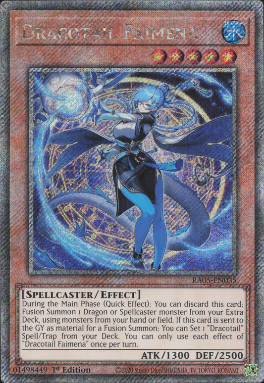Dracotail Faimena (V.4 - Platinum Secret Rare)