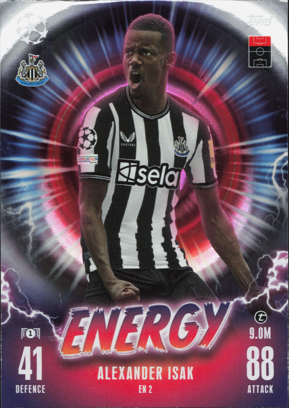 Alexander Isak Energy Topps Match Attax