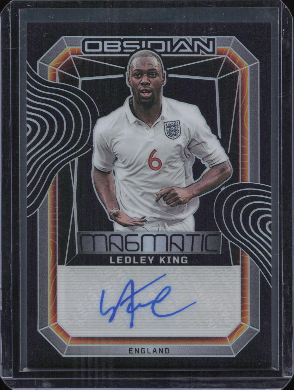 Ledley King Autograph Numbered /99 Panini Obsidian