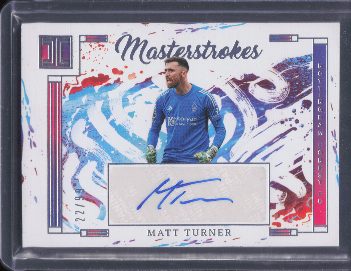 Matt Turner Autograph Numbered /99 Panini Impeccable