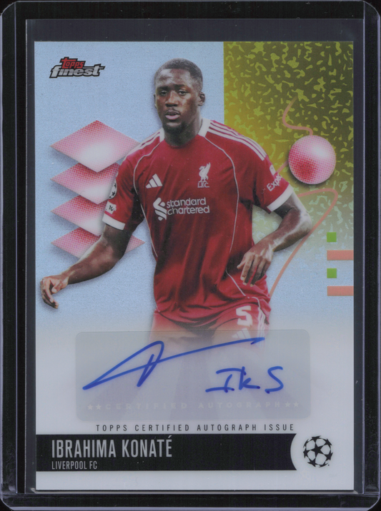 Ibrahima Konate Autograph Topps Finest