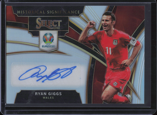 Ryan Giggs Autograph Panini Select EURO 2020