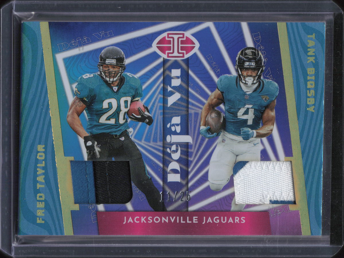 Fred Taylor / Tank Bigsby Patch Numbered /25 Panini Illusions