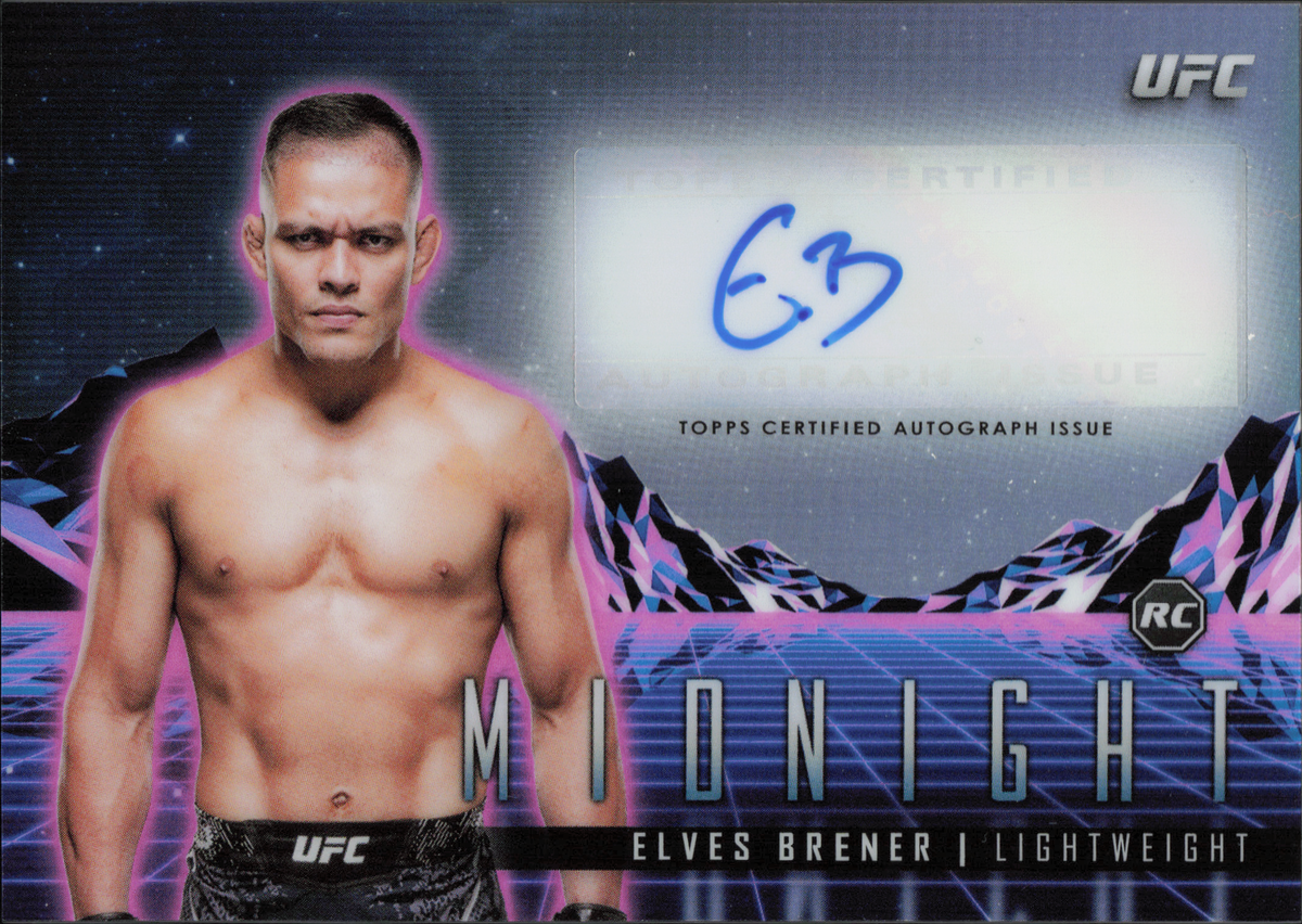 Elves Brener Rookie Autograph Topps Midnight UFC