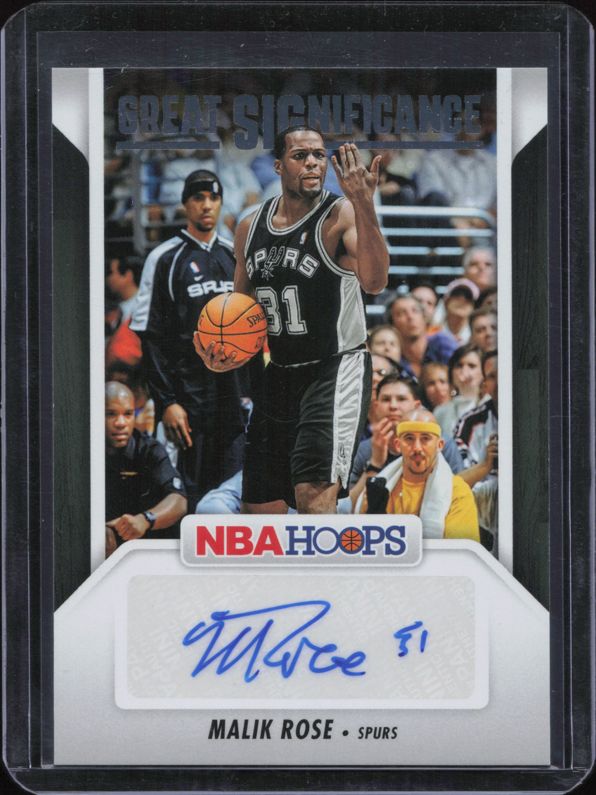 Malik Rose Autograph Panini NBA Hoops