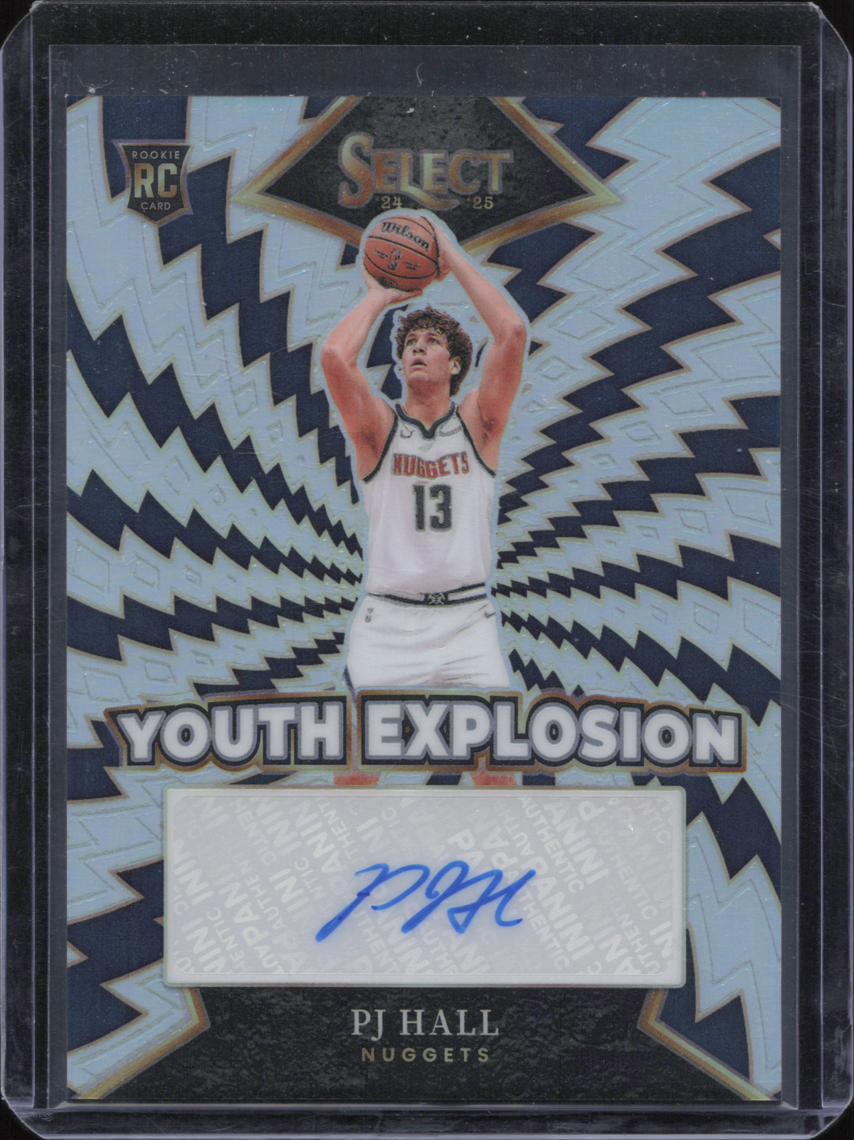 PJ Hall Rookie Autograph Panini Select