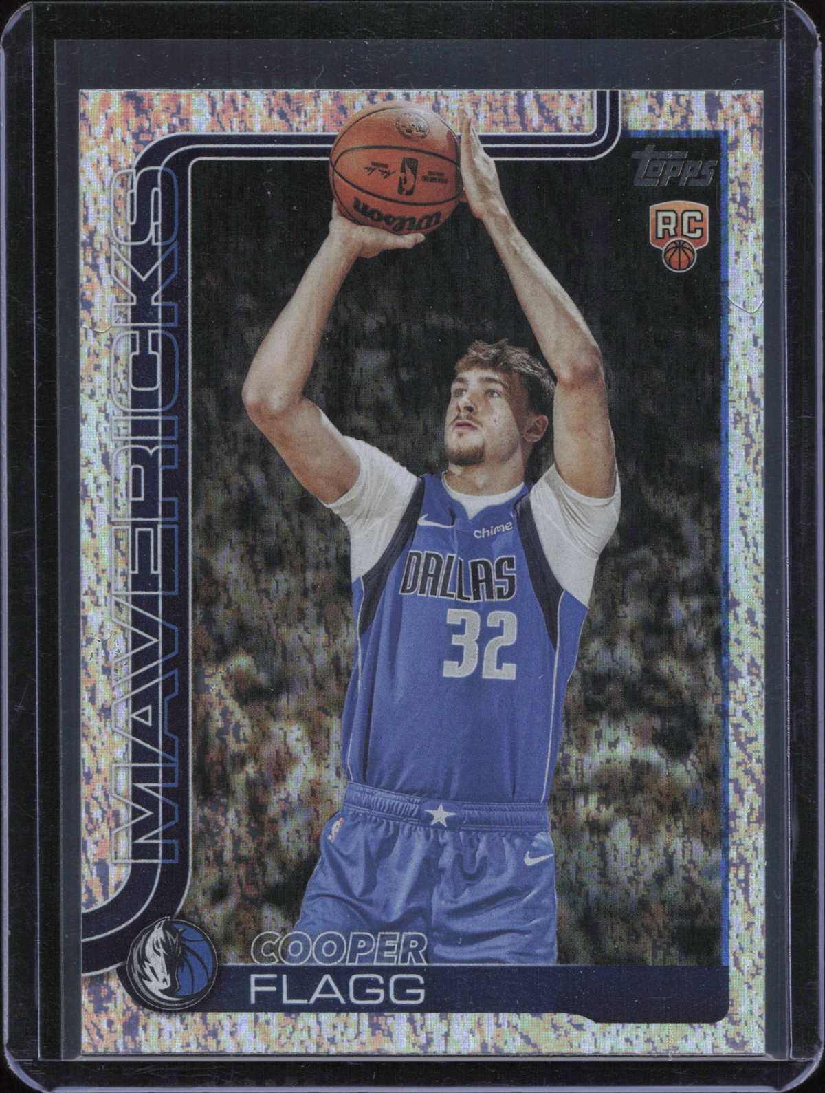 Cooper Flagg Rookie Sand Glitter Topps Flagship