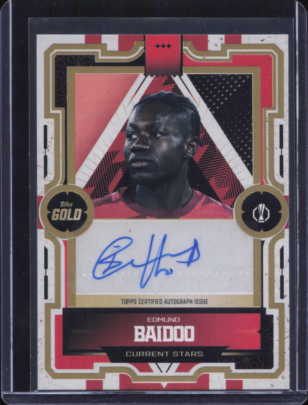 Edmund Baidoo Autograph Topps Gold