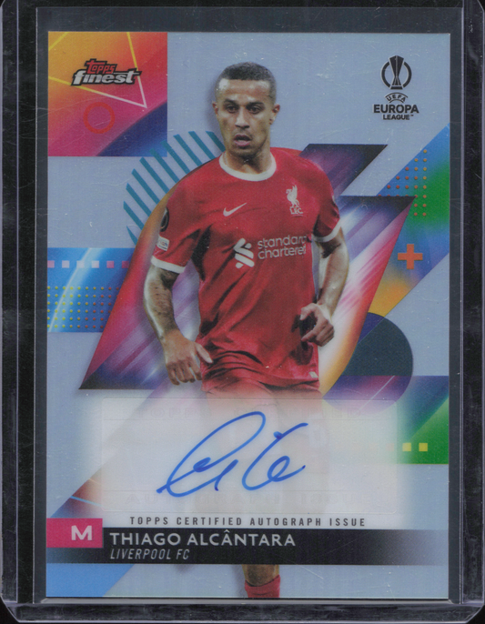 Thiago Alcantara Autograph Topps Finest