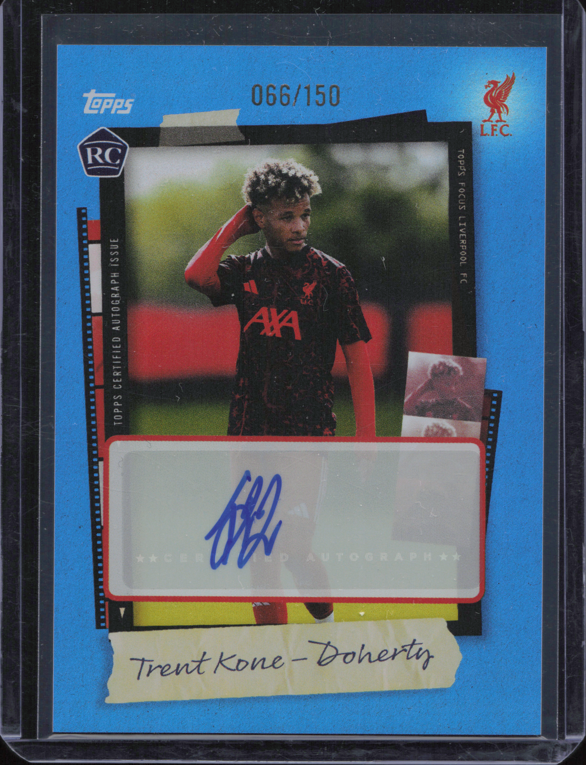 Trent Kone-Doherty Rookie Autograph Numbered /150 Topps Focus