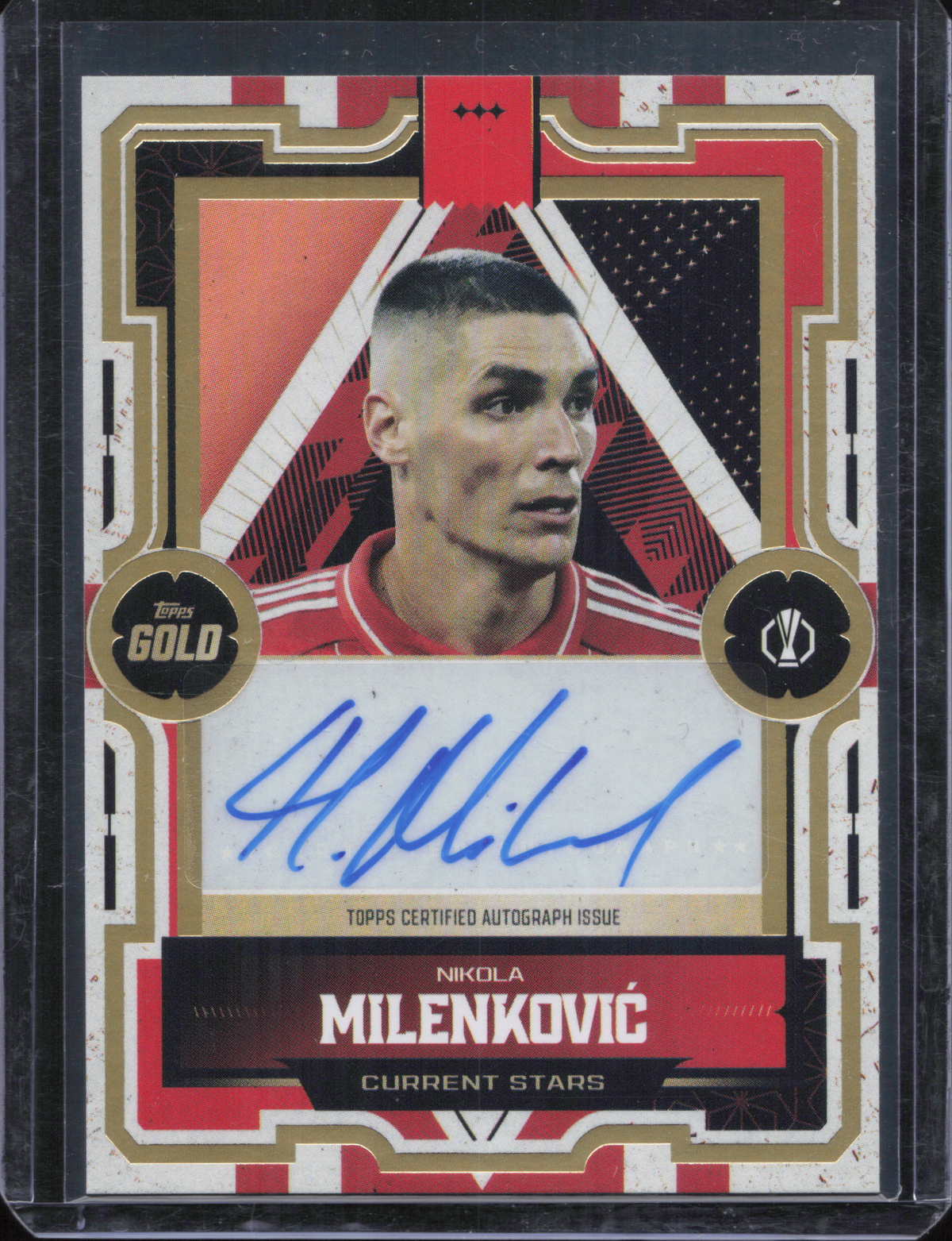 Nikola Milenkovic Autograph Topps Gold