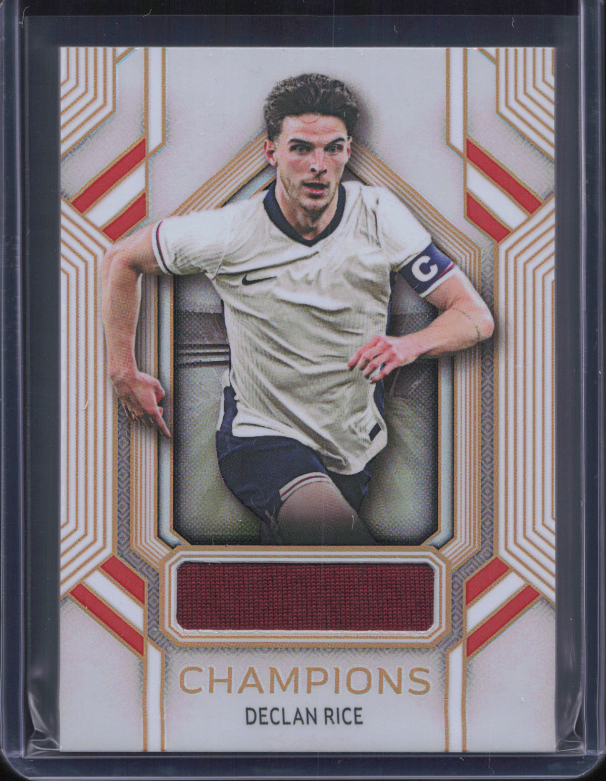 Declan Rice Game-Worn Patch Numbered /19 Futera