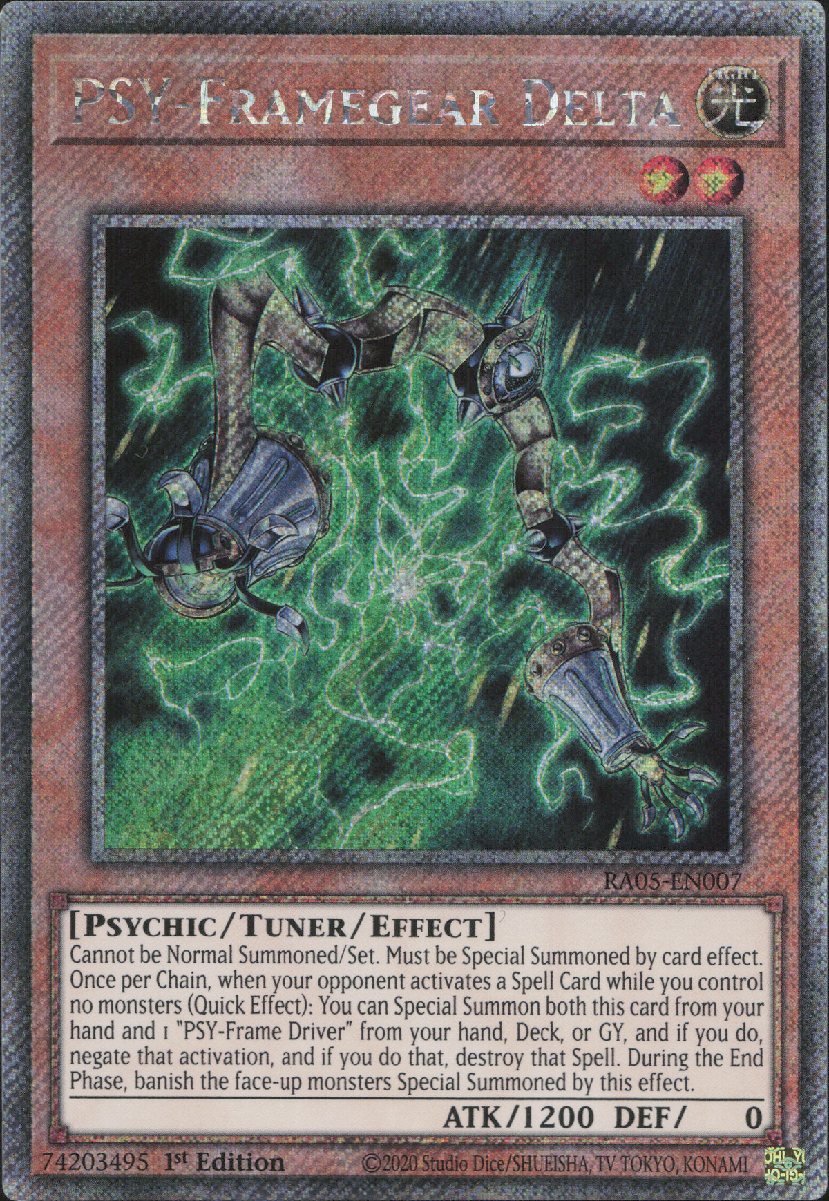 PSY-Framegear Delta (V.4 - Platinum Secret Rare)