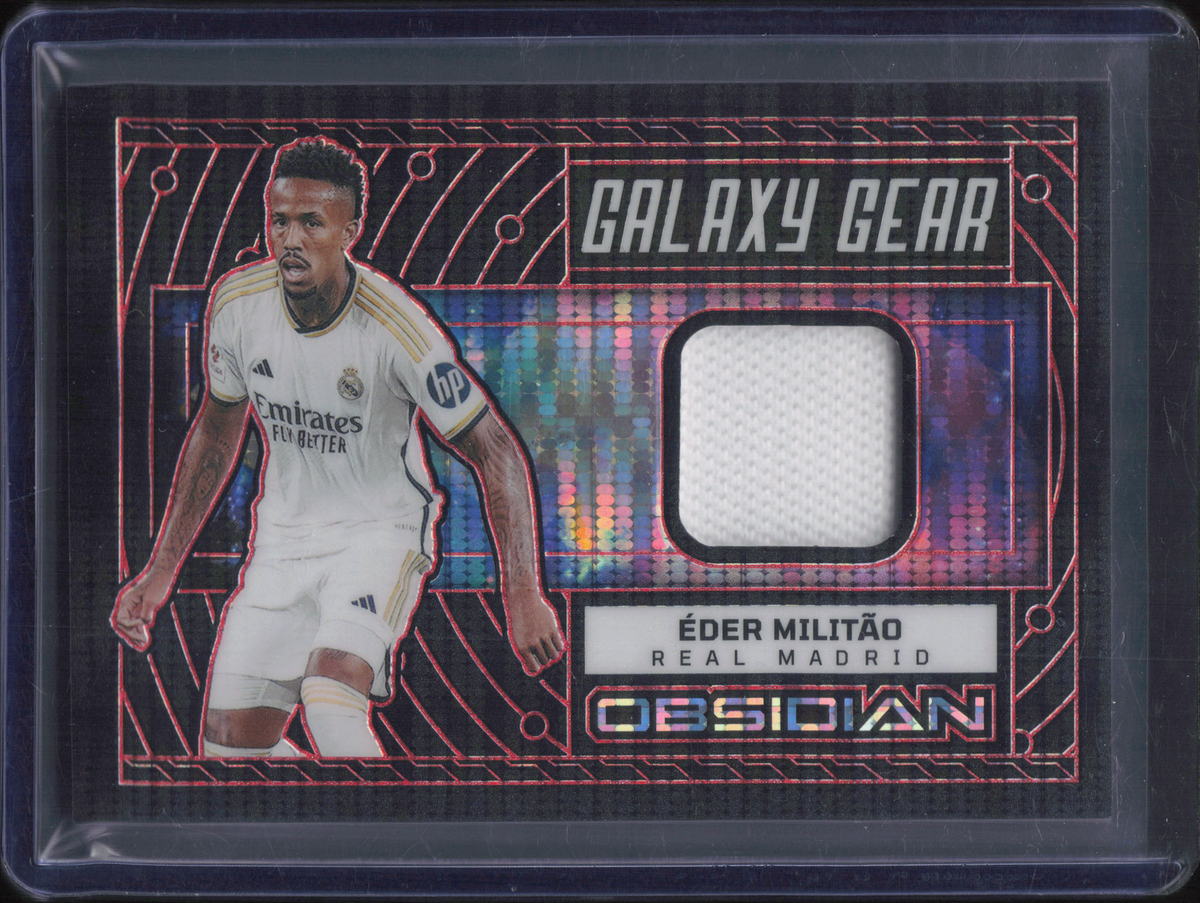 Eder Militao Patch Numbered /49 Panini Obsidian