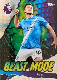 Rodri Beast Mode Topps Premier League 2025/2026 Manchester City 25/26 # 431