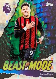 Evanilson Beast Mode Topps Premier League 2025/2026 Bournemouth 25/26 # 423