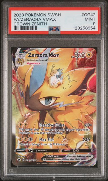 Zeraora VMAX (CRZ GG42)(GRADED)(PSA)