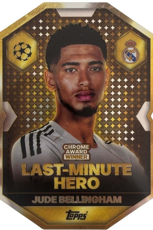 Jude Bellingham Last-Minute Hero Chrome Award Topps Match Attax CL 2025-26 CA 16