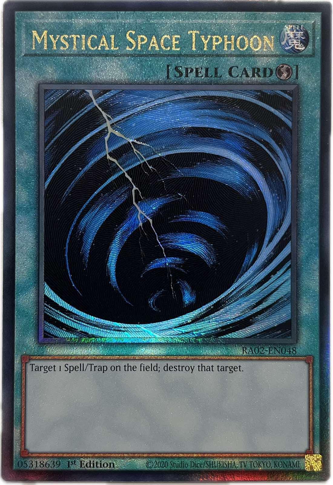 Mystical Space Typhoon (V.7 - Ultimate Rare)