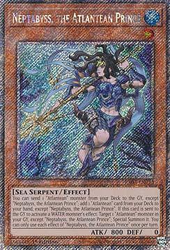 Neptabyss, the Atlantean Prince (V.4 - Platinum Secret Rare)