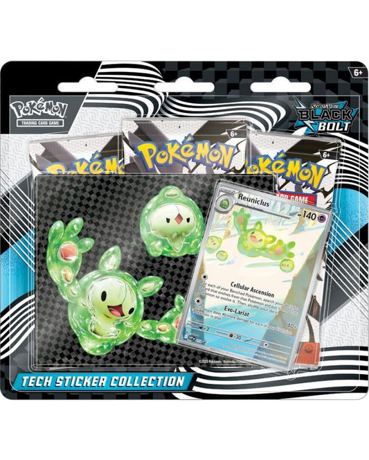 Pokemon TCG: Scarlet & Violet 10.5 Black Bolt Tech Sticker Collection