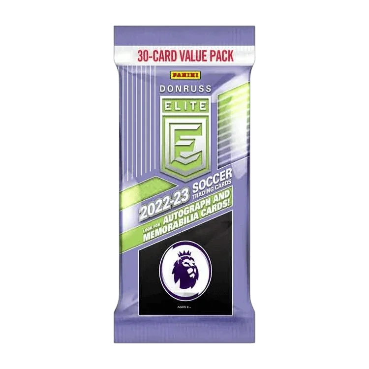 2022/23 Panini Donruss Elite Premier League Soccer (Football) Fat Pack Box