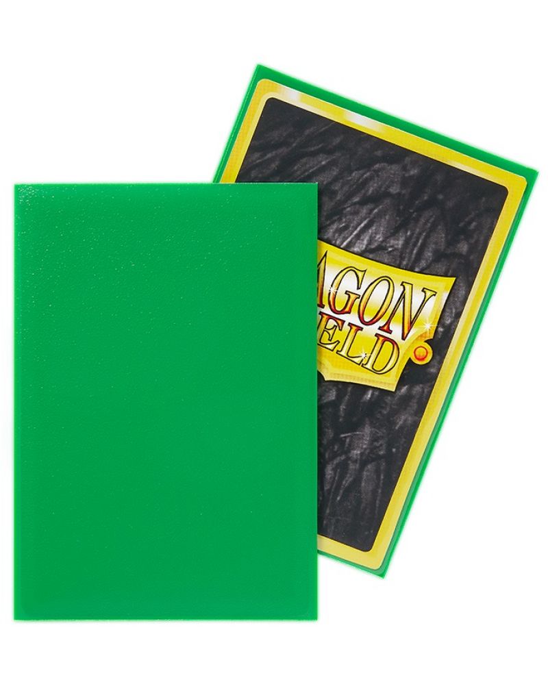Протектори за карти Dragon Shield - Matte Sleeves Small Size, Apple Green (60 бр.)