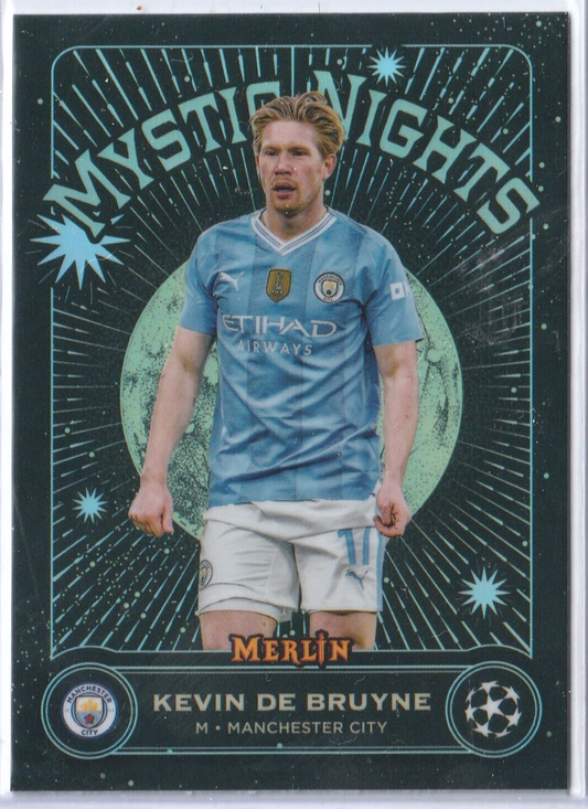 KEVIN DE BRUYNE 2023-24 TOPPS UEFA MYSTIC NIGHTS #MN-15