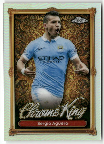 Sergio Aguero Chrome King Topps Premier League 2025/2026 Manchester City 25/26 # CK 14