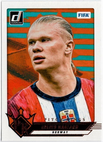 Erling Haaland Pitch Kings Insert #11 2024-25 Panini Donruss Fifa