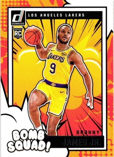 Bronny James Jr. Bomb Squad 2024-25 Donruss #14