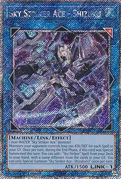 Sky Striker Ace - Shizuku (V.4 - Platinum Secret Rare)