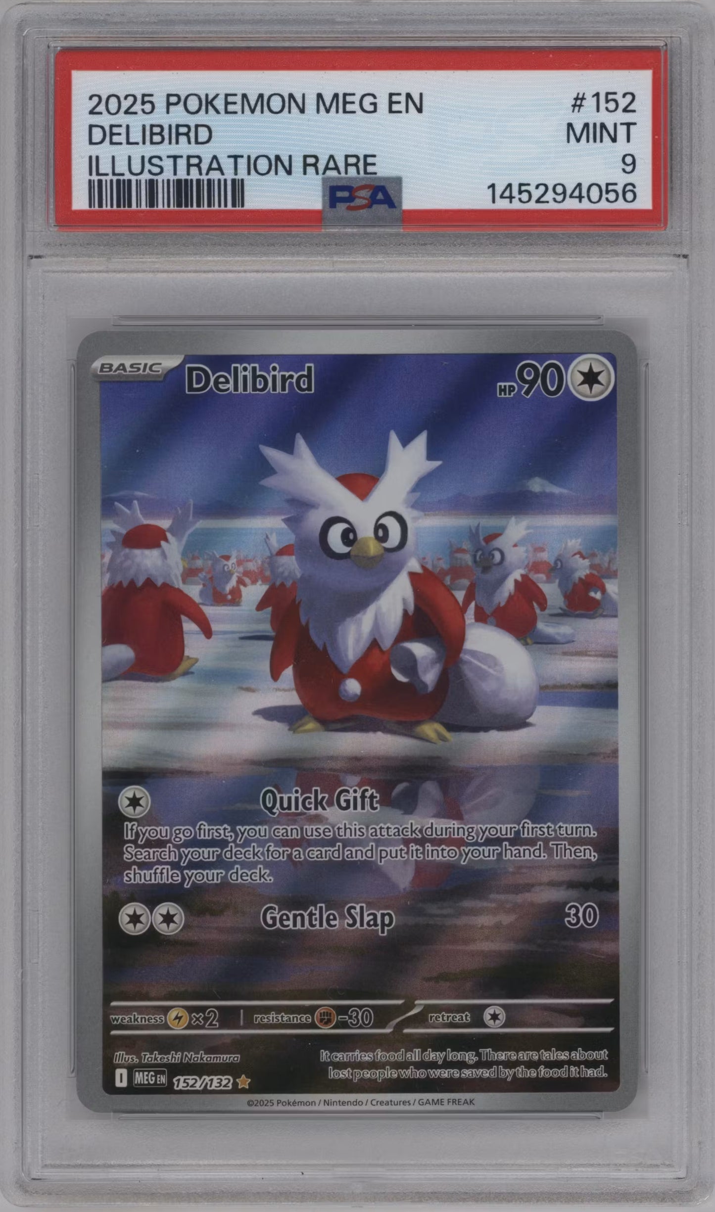 Delibird (MEG 152)(GRADED)(PSA)