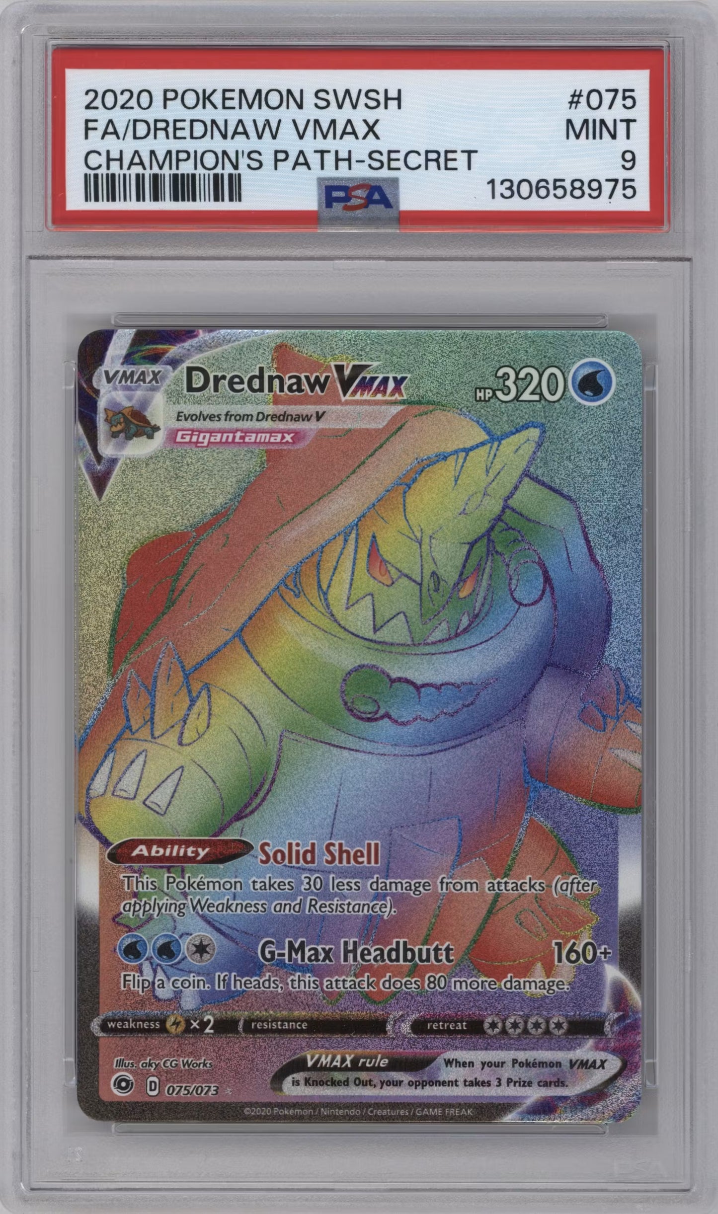 Drednaw VMAX (CPA 75)(GRADED)(PSA)