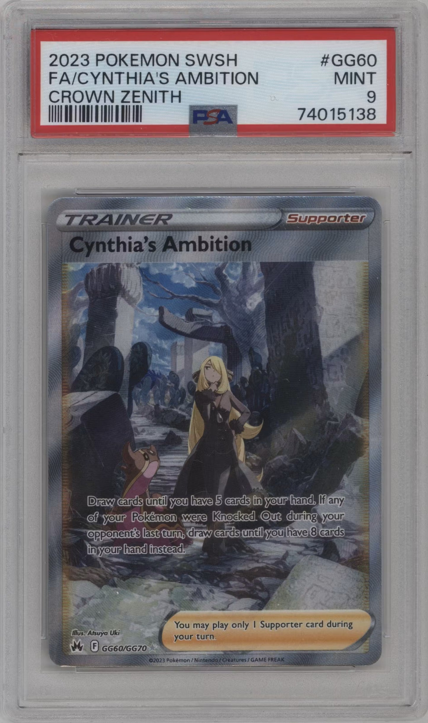 Cynthia's Ambition (CRZ GG60)(GRADED)(PSA)