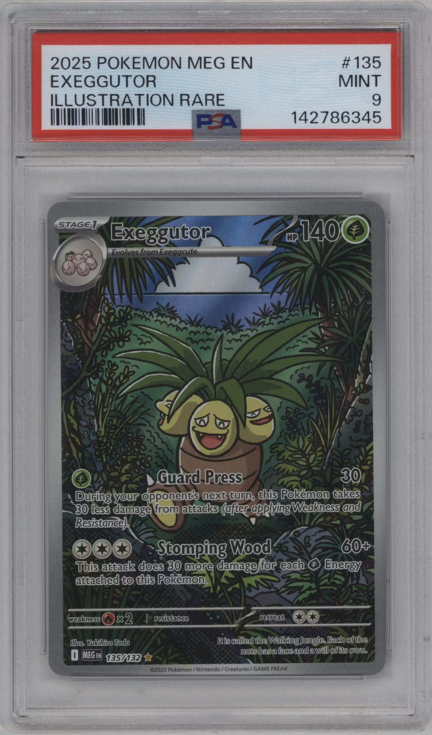 Exeggutor (MEG 135)(GRADED)(PSA)