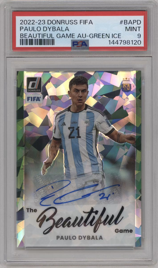 Paulo Dybala Autograph Panini Donruss FIFA 2022-23 (GRADED)(PSA)