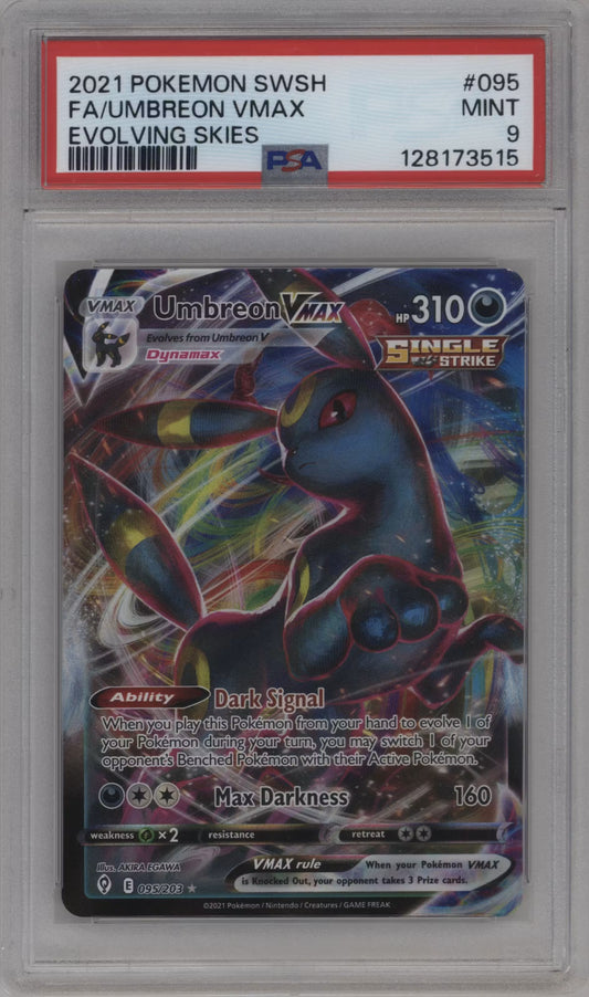 Umbreon VMAX (EVS 095)(GRADED)(PSA)