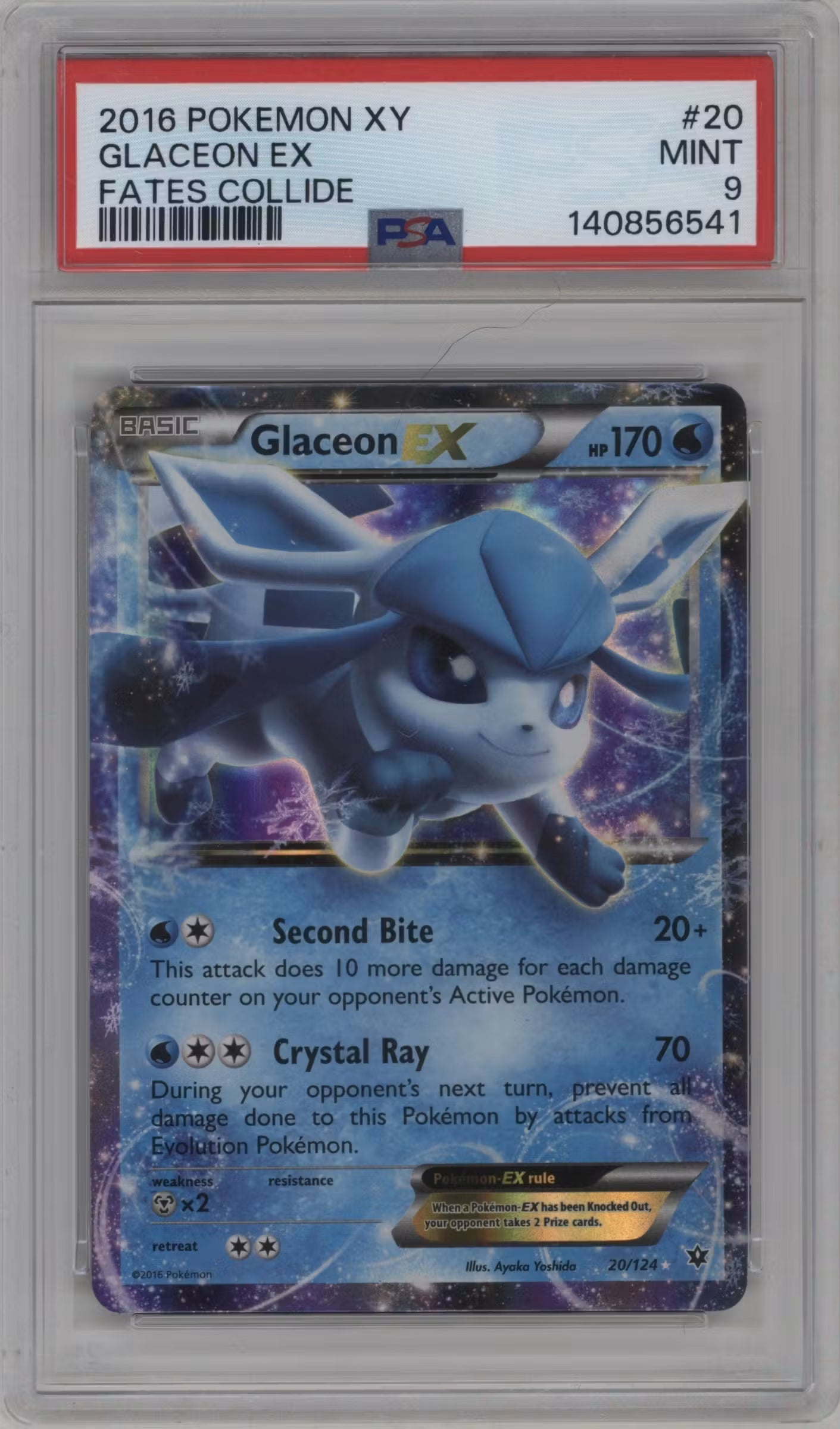 Glaceon EX (FCO 20)(GRADED)(PSA)