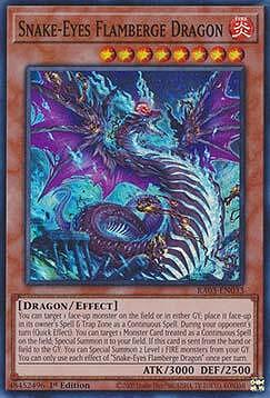 Snake-Eyes Flamberge Dragon (V.1 - Super Rare)