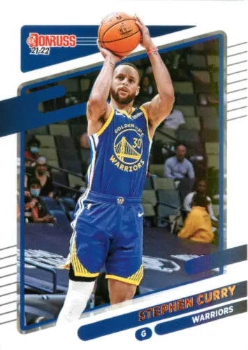 Stephen Curry 2021-22 Donruss Basketball Base Card #68 Golden State Warriors