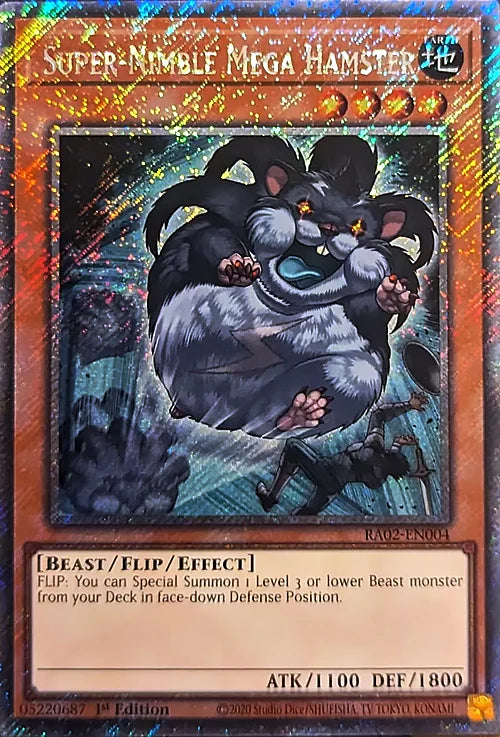 Super-Nimble Mega Hamster (V.4 - Platinum Secret Rare)