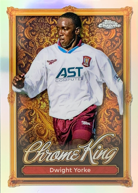 Dwight Yorke Chrome King Topps Premier League 2025/2026 25/26 Villa # CK 2