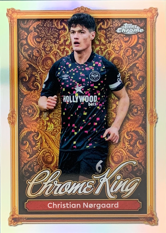 CHRISTIAN NORGAARD 2025-26 Topps Premier League Chrome King #CK4