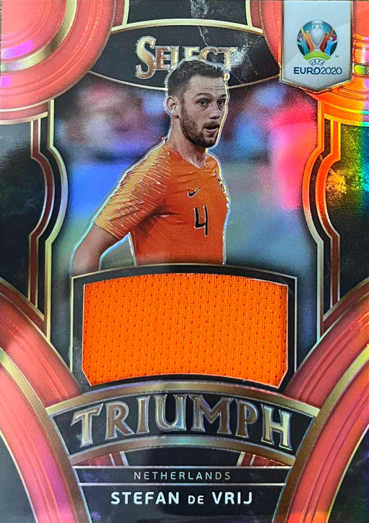 Stefan de Vrij Select Triumph Player-Worn Patch Numbered /65 Relic