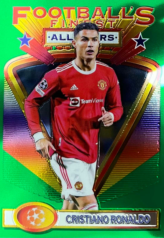Cristiano Ronaldo 2021-22 Topps Finest Flashbacks UEFA All Star