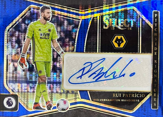 Rui Patricio Pitchside Signatures Autograph Blue Pulsar Select 2023-24