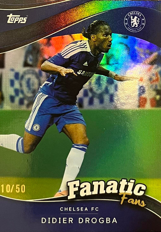 Didier Drogba Fanatic Fans Numbered /50 Chelsea Team Set