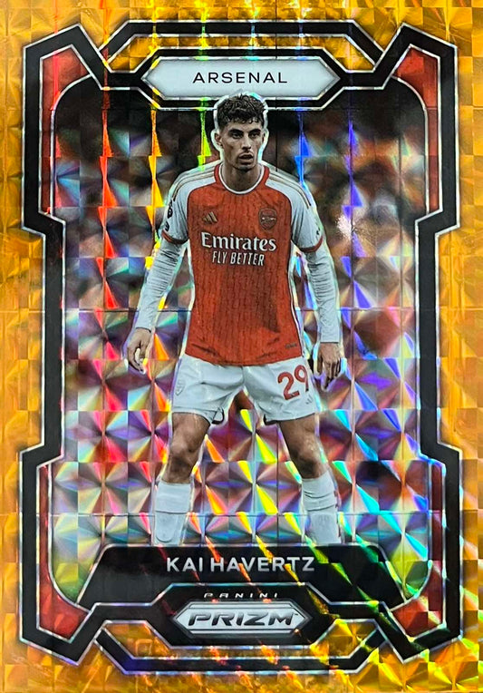 Kai Havertz Orange Mosaic 2023-24 Panini Prizm Premier League #24