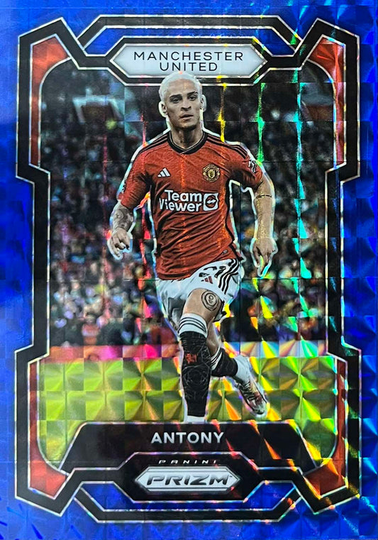 Antony 2023-24 Panini Prizm Premier League Blue Mosaic #37